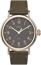 Timex Standard Szary/Skóra Ø41 mm TW2U03900