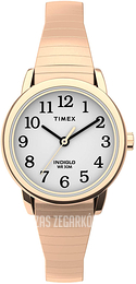 Timex Easy Reader Biały/Stal w kolorze różowego złota Ø25 mm TW2U08200