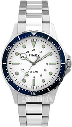 Timex Biały/Stal Ø41 mm TW2U10900