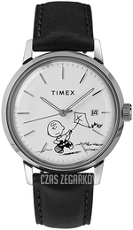 Timex Marlin Biały/Skóra Ø40 mm TW2U12700