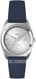 Timex Milano XL Srebrny/Skóra Ø38 mm TW2U15900D7