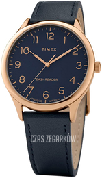 Timex Easy Reader Niebieski/Skóra Ø40 mm TW2U22400