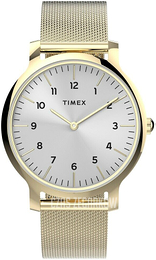 Timex Biały/Stal w odcieniu złota Ø34 mm TW2U22800