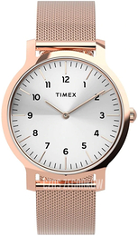 Timex Norway Srebrny/Stal w kolorze różowego złota Ø34 mm TW2U22900