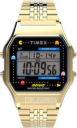 Timex Ekran LCD/Stal w odcieniu złota TW2U32000