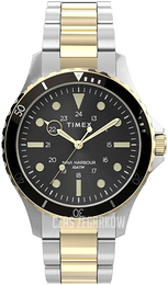 Timex Czarny/Stal w odcieniu złota Ø41 mm TW2U55500