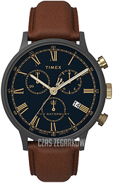 Timex The Waterbury Czarny/Skóra Ø40 mm TW2U88200