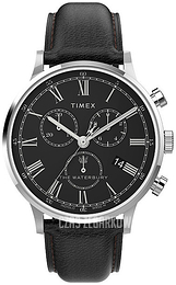 Timex The Waterbury Czarny/Skóra Ø40 mm TW2U88300