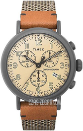 Timex Standard Beżowy/Skóra Ø41 mm TW2U89400