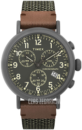 Timex Standard Zielony/Skóra Ø41 mm TW2U89500