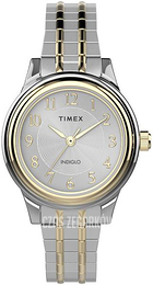 Timex Biały/Stal w odcieniu złota Ø32 mm TW2V04200