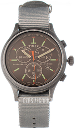 Timex Brązowy/Tkanina Ø43 mm TW2V09500LG