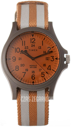 Timex Pomarańczowy/Skóra Ø40 mm TW2V14100LG