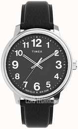 Timex Easy Reader Czarny/Skóra Ø43 mm TW2V21400