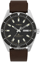 Timex The Waterbury Szary/Skóra Ø40 mm TW2V24800