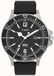 Timex Harborside Czarny/Skóra Ø42 mm TW2V27000