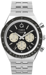 Timex Q Czarny/Stal Ø40 mm TW2V42600