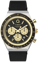 Timex Q Czarny/Skóra Ø40 mm TW2W64300