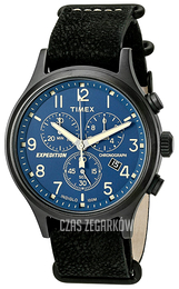 Timex Expedition Niebieski/Skóra Ø42 mm TW4B042009J
