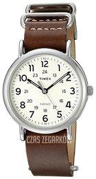 Timex Weekender Biały/Skóra Ø40 mm TWG012500QM