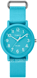 Timex Weekender Niebieski/Tkanina Ø34 mm TWG018300UE