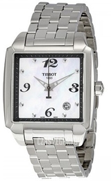 Tissot T-Quadrato Biały/Stal Ø38 mm T005.510.11.117.00