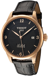 Tissot Le Locle Czarny/Skóra Ø39.3 mm T0064083605700