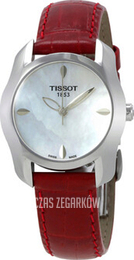 Tissot Biały/Skóra Ø28.2 mm T023.210.16.111.01