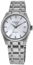 Tissot Biały/Stal Ø32 mm T035.207.11.116.00