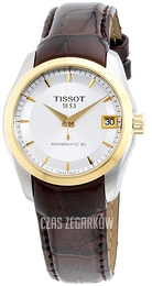 Tissot Couturier Srebrny/Skóra Ø32 mm T035.207.26.031.00