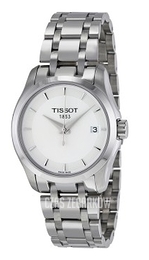 Tissot Biały/Stal Ø35 mm T035.210.11.011.00