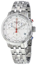 Tissot PRC 200 Quartz Chronograph Gent Nba Biały/Stal Ø41 mm T055.417.11.017.01