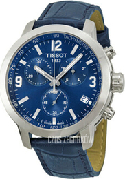 Tissot PRC 200 Niebieski/Skóra Ø42 mm T055.417.16.047.00
