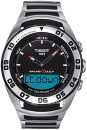 Tissot Sailing-Touch Czarny/Stal Ø45 mm T056.420.21.051.00