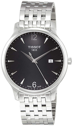 Tissot Tradition Czarny/Stal Ø42 mm T063.610.11.057.00