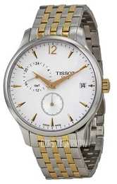 Tissot Tissot T-Classic Srebrny/Stal w odcieniu złota Ø42 mm T063.639.22.037.00
