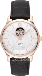 Tissot T-Classic Srebrny/Skóra Ø40 mm T063.907.36.038.00