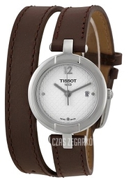 Tissot Tissot T-Trend Biały/Skóra Ø28 mm T084.210.16.017.03