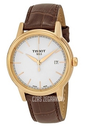 Tissot T-Classic Carson Quartz Biały/Skóra Ø40 mm T085.410.36.011.00