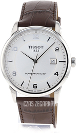 Tissot Luxury Srebrny/Skóra Ø41 mm T086.407.16.037.00