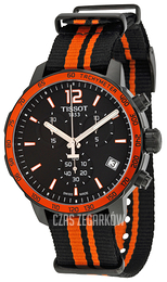 Tissot Quickster Nato Chronograph Czarny/Stal Ø42 mm T095.417.37.057.00