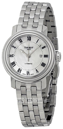 Tissot T-Lady Bridgeport Automatic Lady Biały/Stal Ø29 mm T097.007.11.113.00
