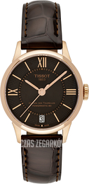Tissot Chemin Des Tourelles Brązowy/Skóra Ø32 mm T099.207.36.448.00