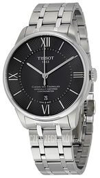 Tissot Chemin Des Tourelles Automatic Gent Cosc Czarny/Stal Ø42 mm T099.408.11.058.00