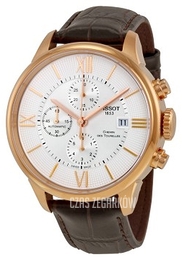 Tissot PRS 516 Automatic Srebrny/Skóra Ø44 mm T099.427.36.038.00