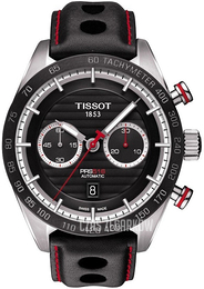 Tissot Prs 516 Czarny/Skóra Ø45 mm T1004271605100