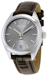Tissot PR 100 Automatic Lady Szary/Skóra Ø33 mm T101.207.16.071.00