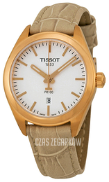 Tissot PR 100 Lady Srebrny/Skóra Ø33 mm T101.210.36.031.00