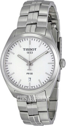 Tissot PR 100 Gent Srebrny/Stal Ø39 mm T101.410.11.031.00