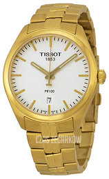 Tissot PR 100 Gent Srebrny/Stal w odcieniu złota Ø39 mm T101.410.33.031.00